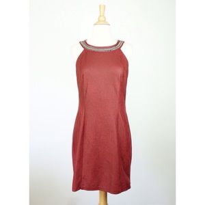 Dark red dress, size 8